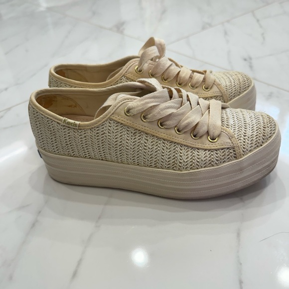 Keds X Kate Spade New York Triple Up Woven Platform Sneaker - Women's, Size 6 - Picture 4 of 8